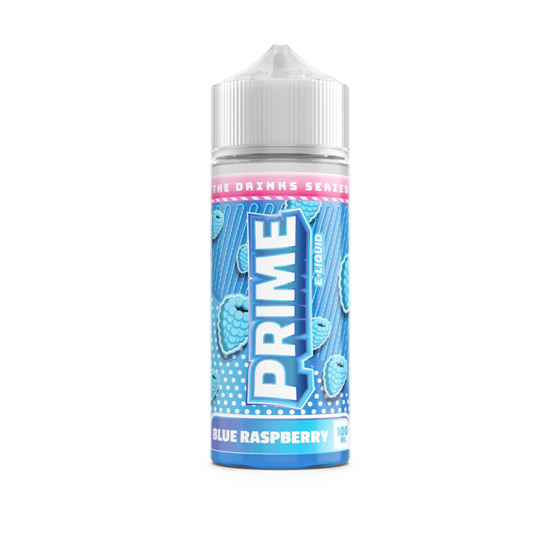 Prime E-Liquids Blue Raspberry 0mg 100ml Short Fil...