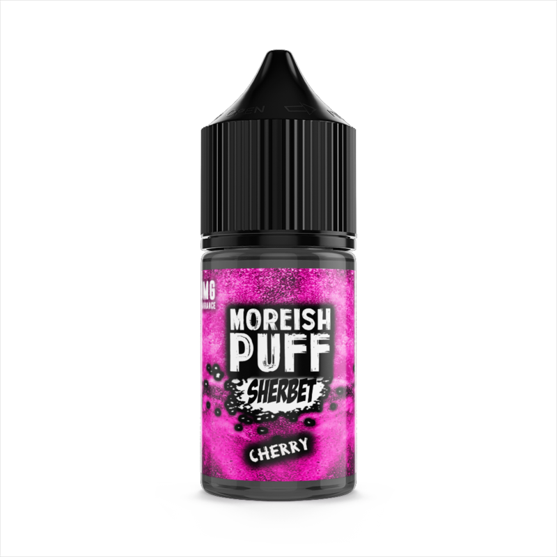 Moreish Puff Sherbet Cherry 0mg 25ml Short Fill E-...