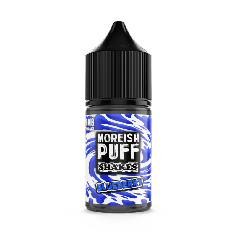 Moreish Puff Shakes Blueberry 0mg 25ml Short Fill ...