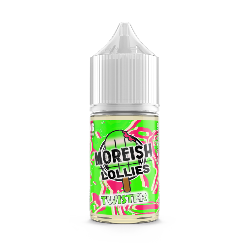 Moreish Puff Lollies Twister 0mg 25ml Short Fill E...