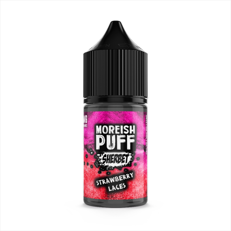 Moreish Puff Sherbet Strawberry Laces 0mg 25ml Sho...