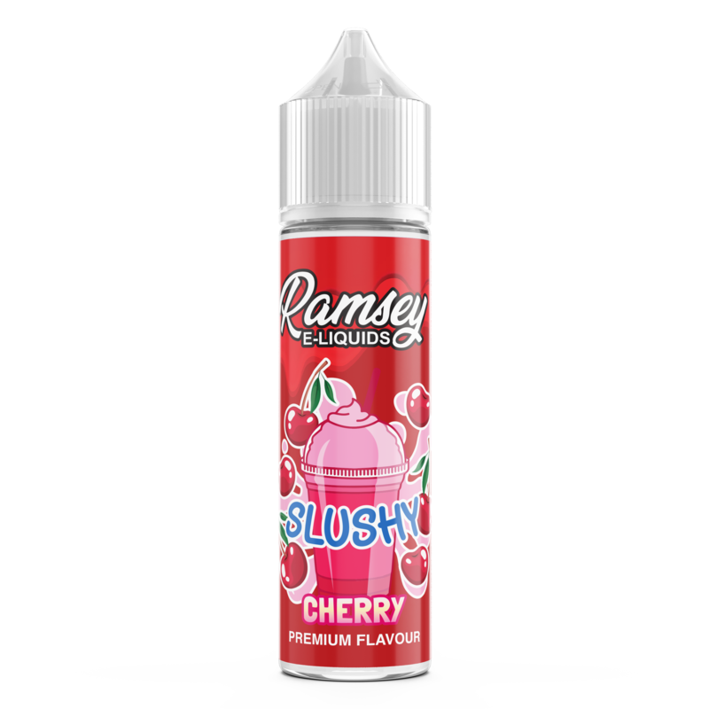 Ramsey E-Liquids Slushy Cherry 0mg 50ml Short Fill...