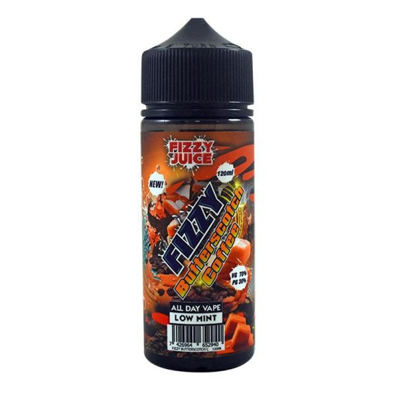 Fizzy Juice Butterscotch Coffee 0mg 100ml Short Fi...