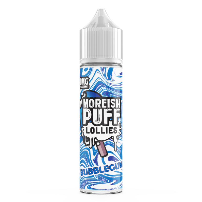 Moreish Puff Lollies Bubblegum 0mg 50ml Short Fill...