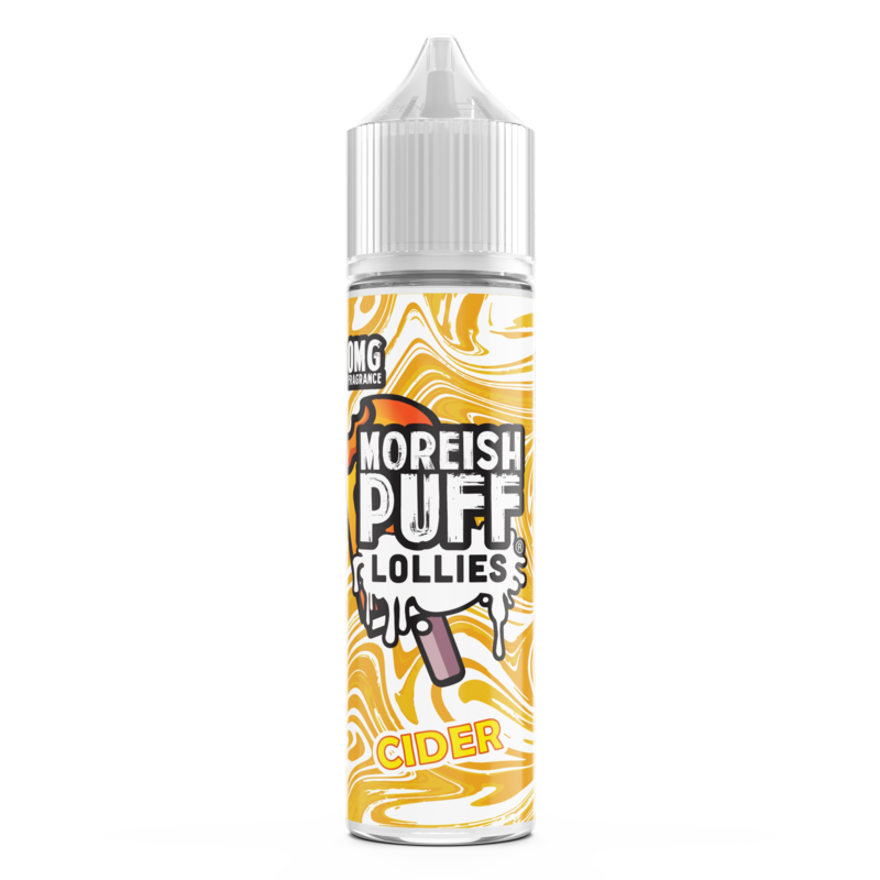 Moreish Puff Lollies Cider 0mg 50ml Short Fill E-L...