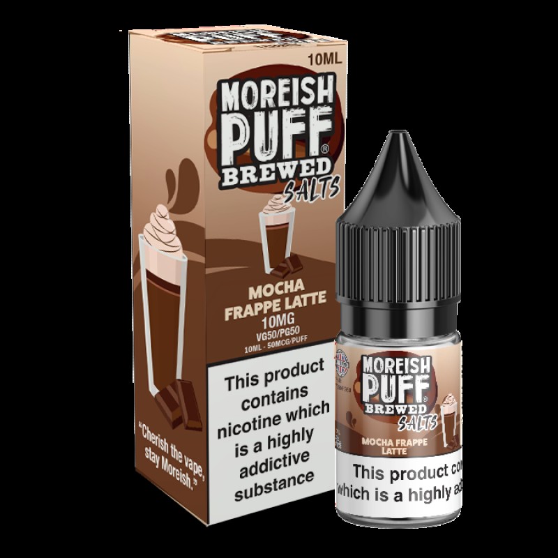 Moreish Puff Salts Mocha Frappe Latte 10ml Nic Sal...