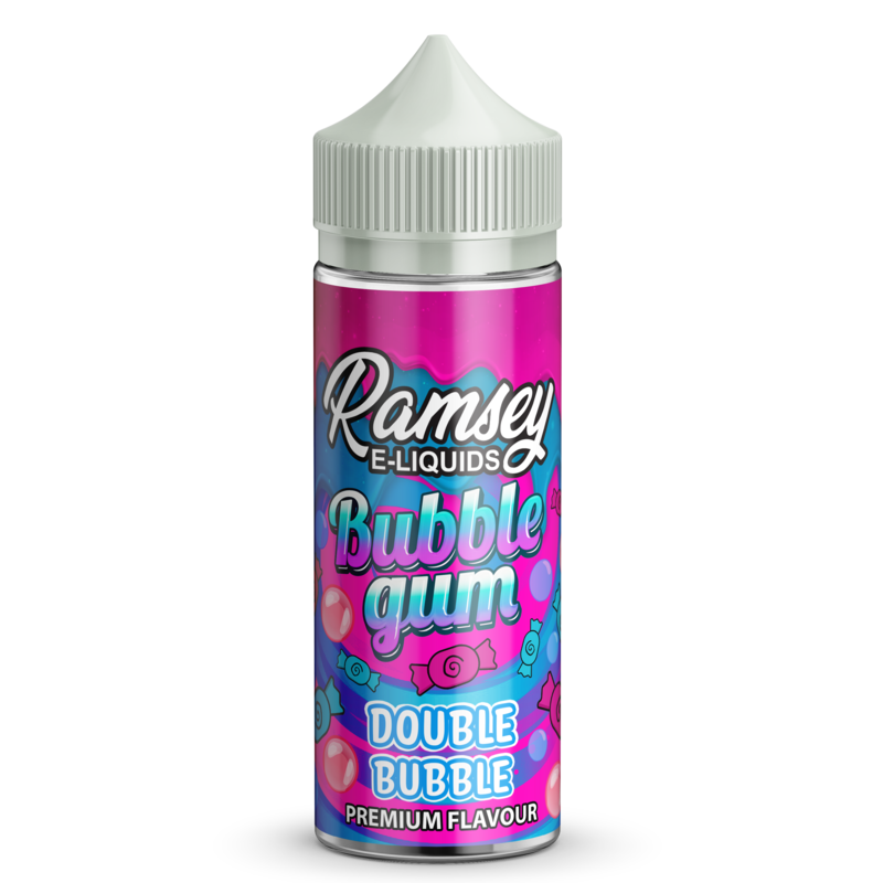 Ramsey E-Liquids Bubblegum Double Bubble 0mg 100ml...