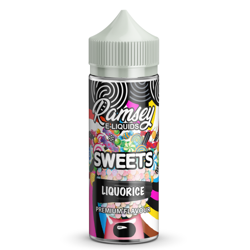 Ramsey E-Liquids Sweets Licorice 0mg 100ml Short F...