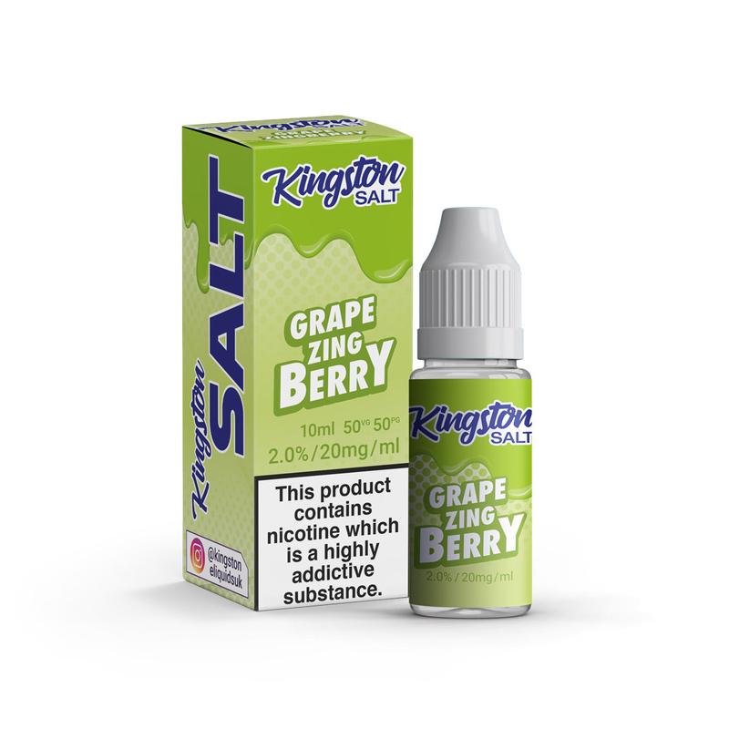 Kingston Salt: Grape Zingberry 20mg 10ml Nic Salt