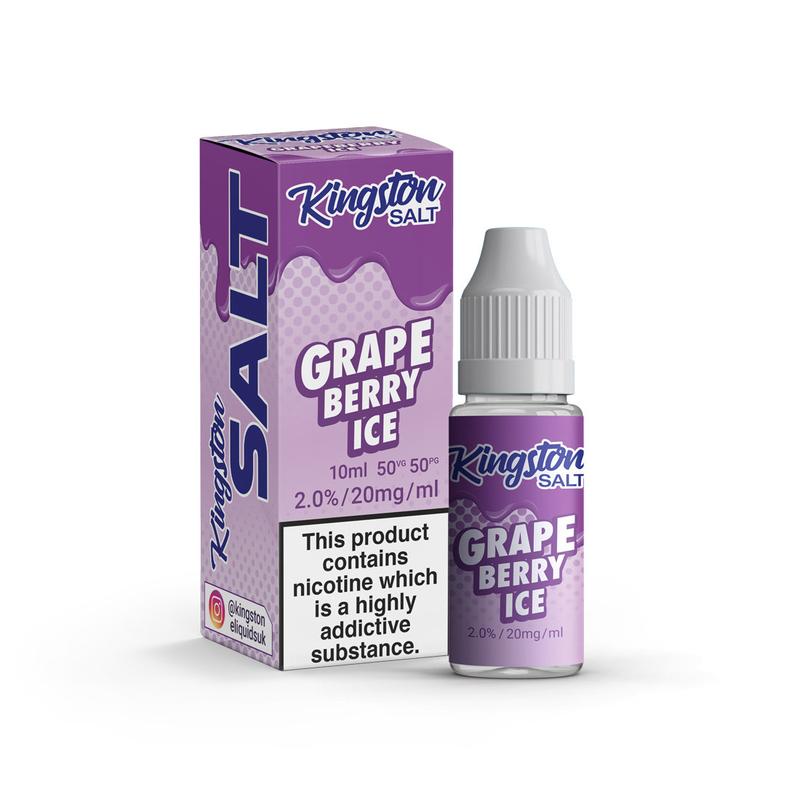 Kingston Salt: Grapeberry Ice 20mg 10ml Nic Salt