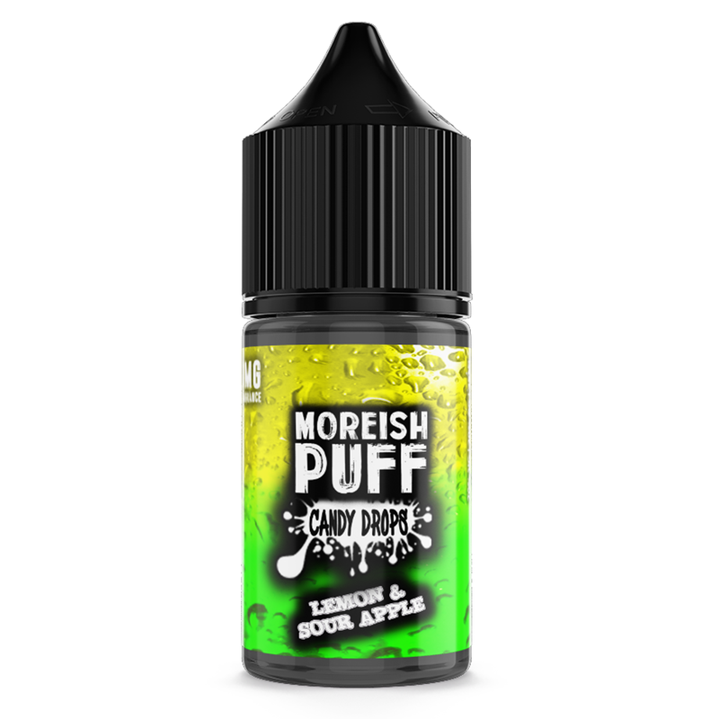 Moreish Puff Candy Drops Lemon & Sour Apple 0m...