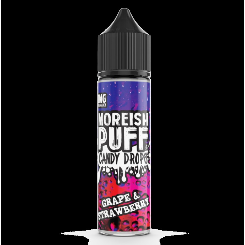 Moreish Puff Candy Drops Grape & Strawberry 0m...