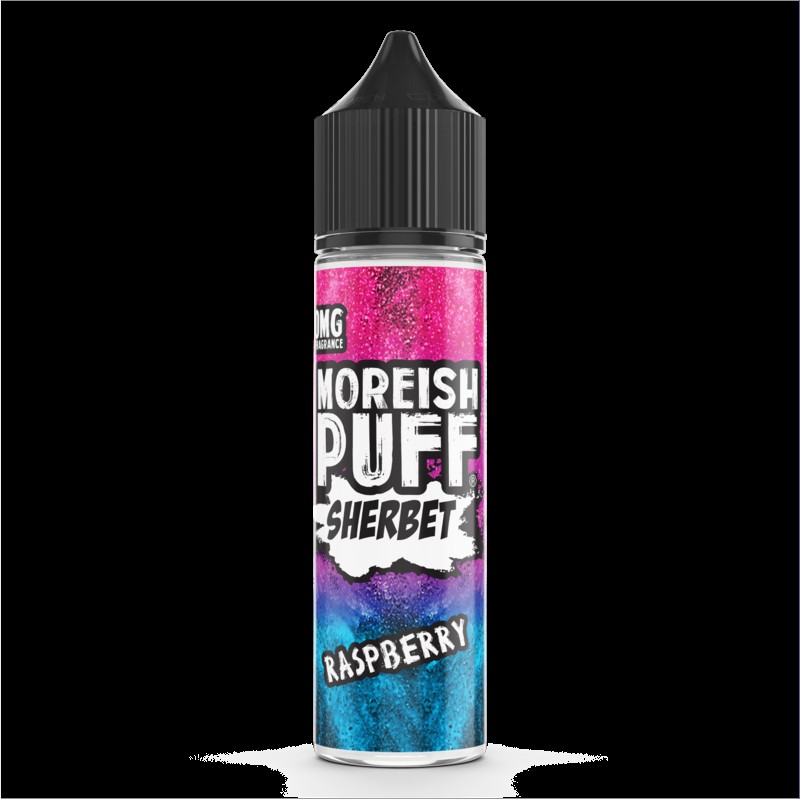 Moreish Puff Sherbet Raspberry 0mg 50ml Short Fill...