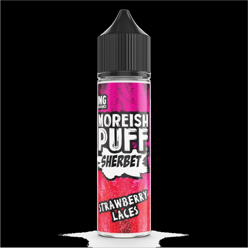 Moreish Puff Sherbet Strawberry Laces 0mg 50ml Sho...