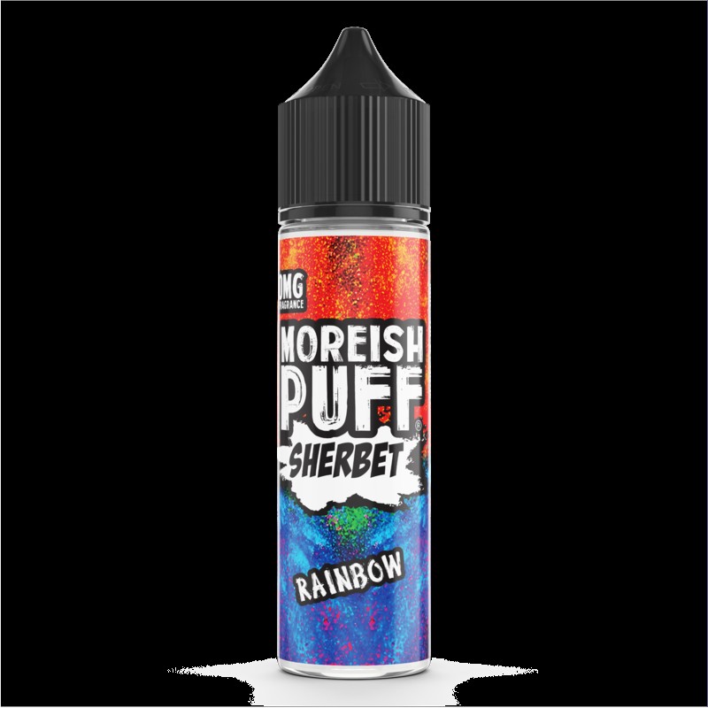 Moreish Puff Sherbet Rainbow 0mg 50ml Short Fill E...