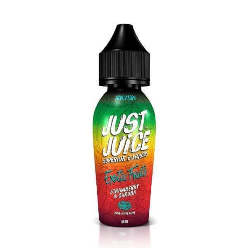 Just Juice Strawberry & Curuba 0mg 50ml Short ...