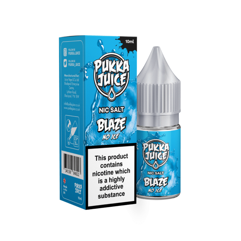 Pukka Juice Pukka Blaze No Ice 10ml Nic Salt