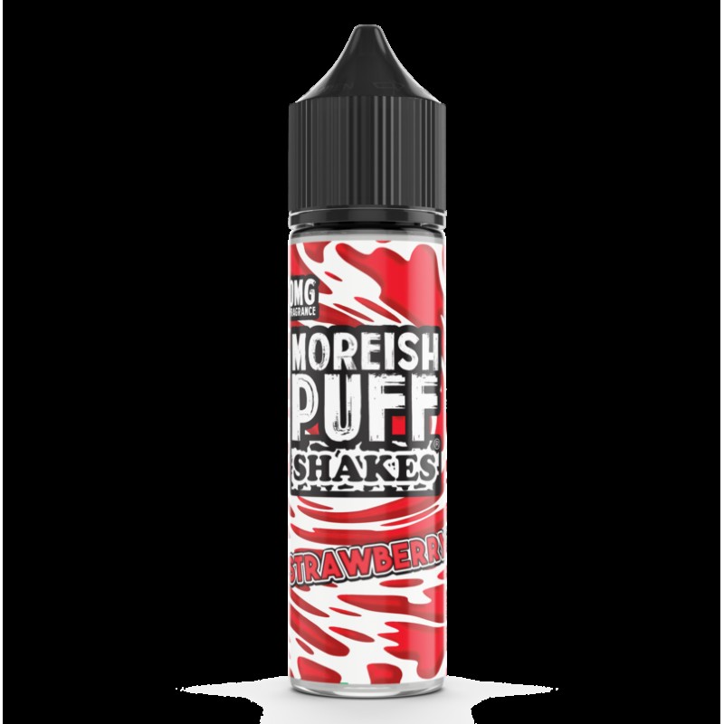 Moreish Puff Shakes Strawberry 0mg 50ml Short Fill...