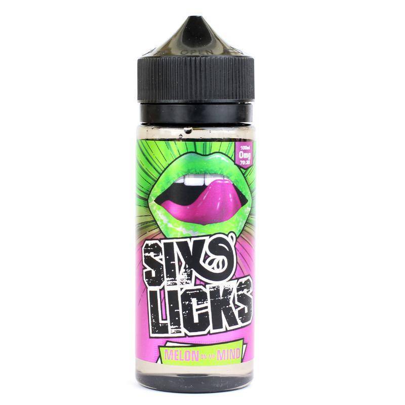 Six Licks Melon on My Mind E-Liquid 100ml Short Fi...