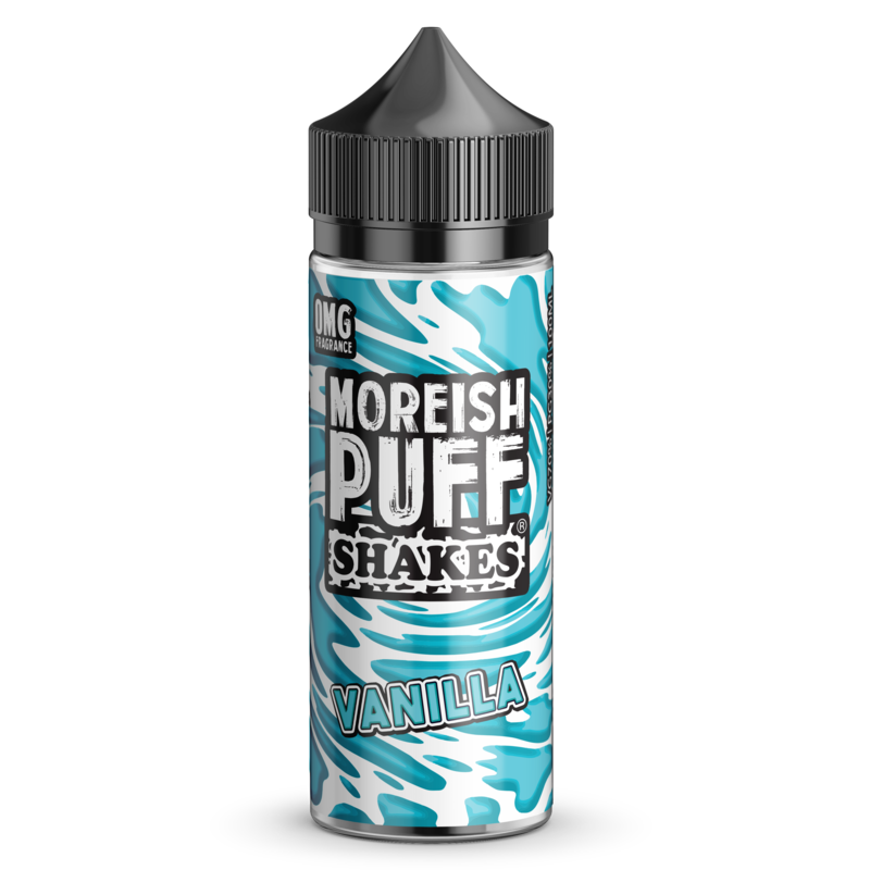 Moreish Puff Shakes Vanilla 0mg 100ml Short Fill E...