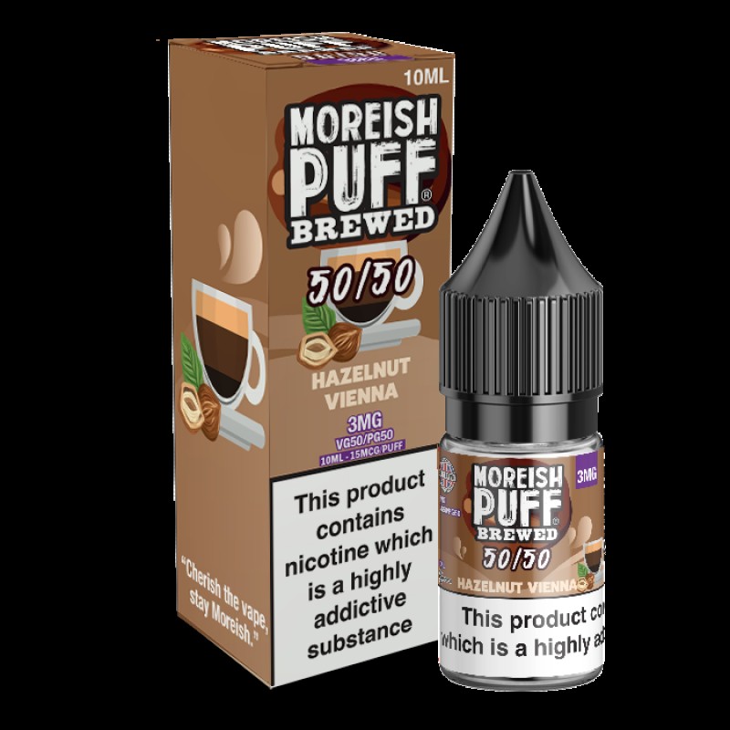 Moreish Puff Brewed 50/50: Hazelnut Vienna 10ml E-...