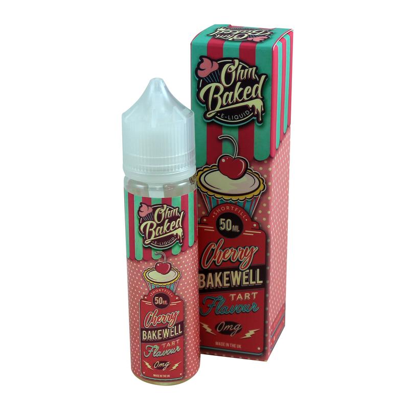 Double Drip Ohm Baked: Cherry Bakewell Tart E-Liqu...