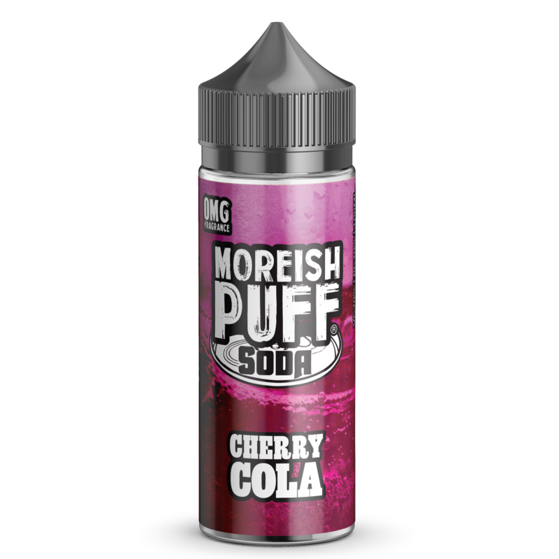 Moreish Puff Soda Cherry Cola 0mg 100ml Short Fill...