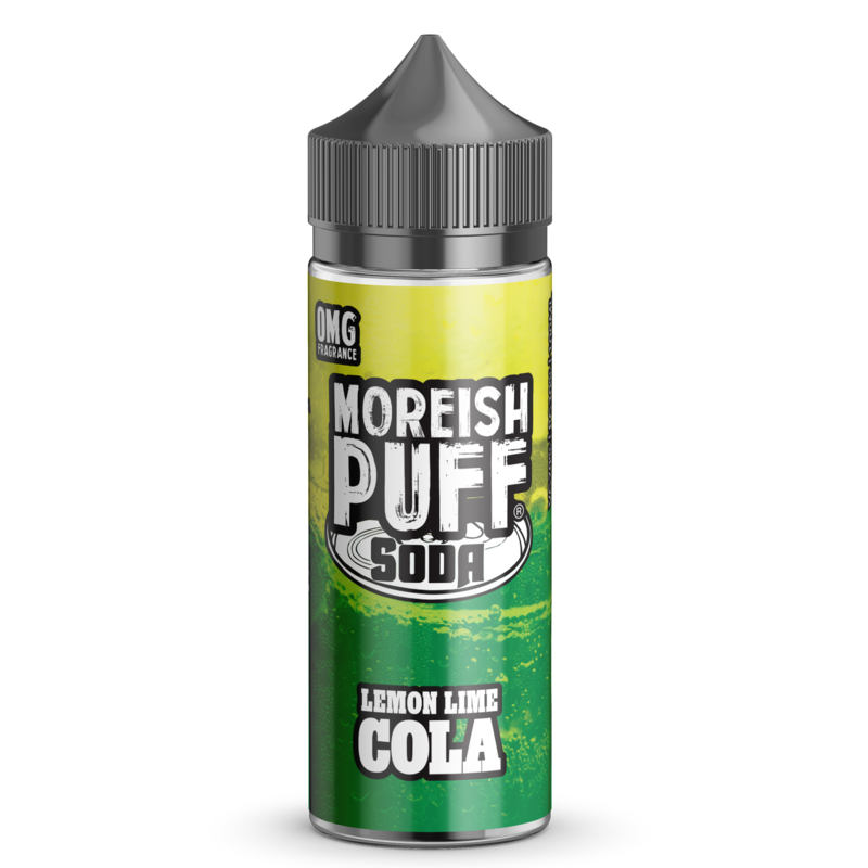 Moreish Puff Soda Lemon/lime Cola 0mg 100ml Short ...