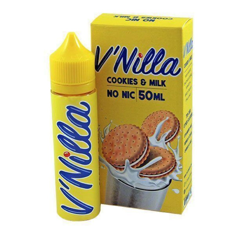 V'nilla Cookies & Milk 0mg Short Fill - 50...