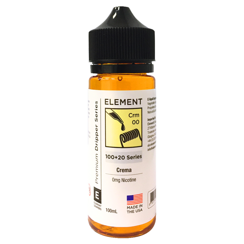 Element Crema E-Liquid 100ml Short Fill