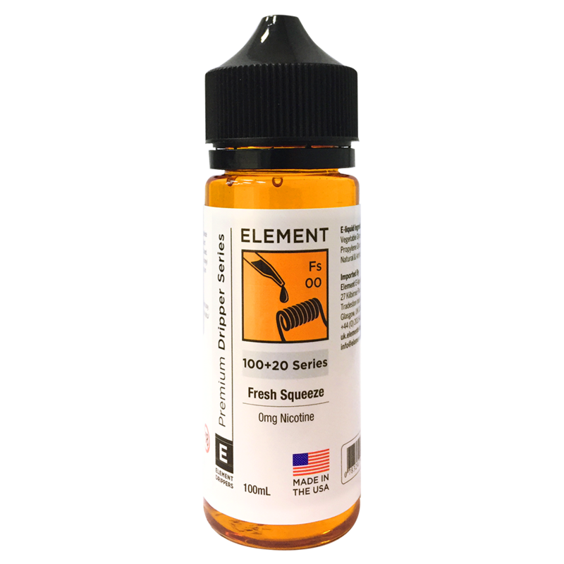 Element Fresh Squeeze E-Liquid 100ml Short Fill