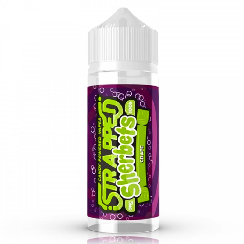 Strapped Grape Sherbet 0mg 100ml Short Fill E-Liqu...