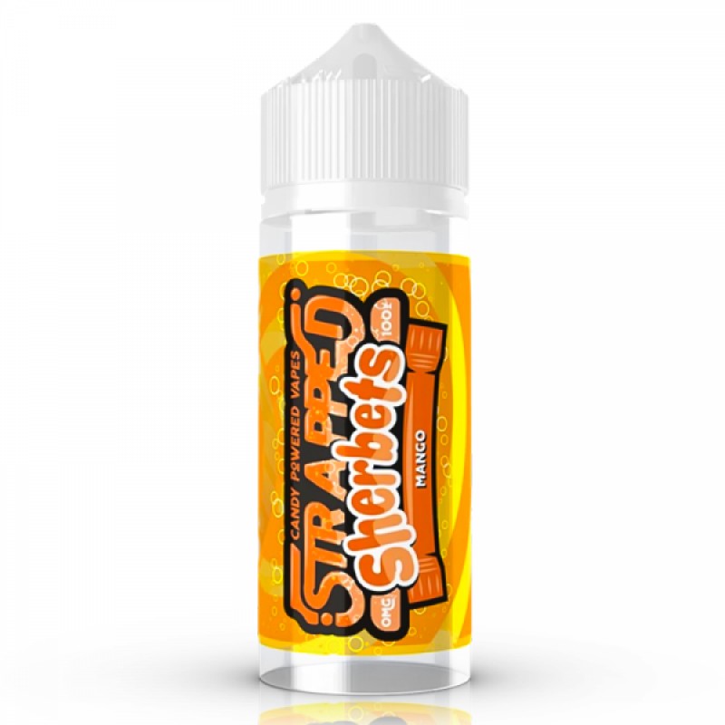 Strapped Mango Sherbet 0mg 100ml Short Fill E-Liqu...