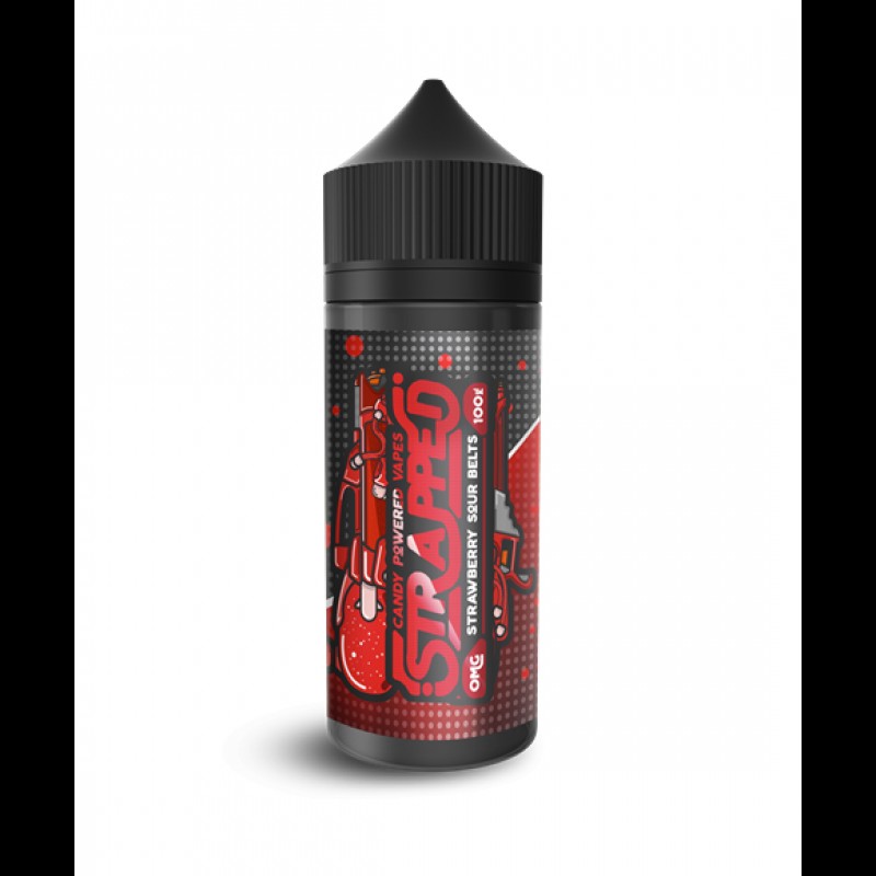 Strapped Strawberry Sour Belts E-Liquid Short Fill