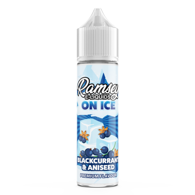 Ramsey E-Liquids On Ice Blackcurrant Aniseed 0mg 5...