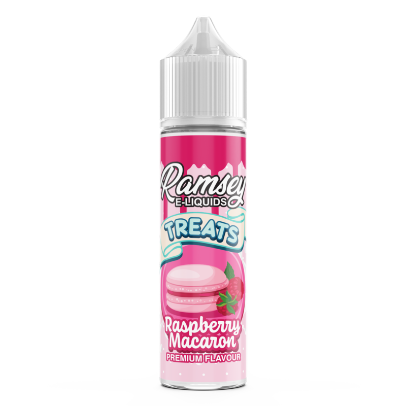 Ramsey E-Liquids Treats Raspberry Macaroon 0mg 50m...