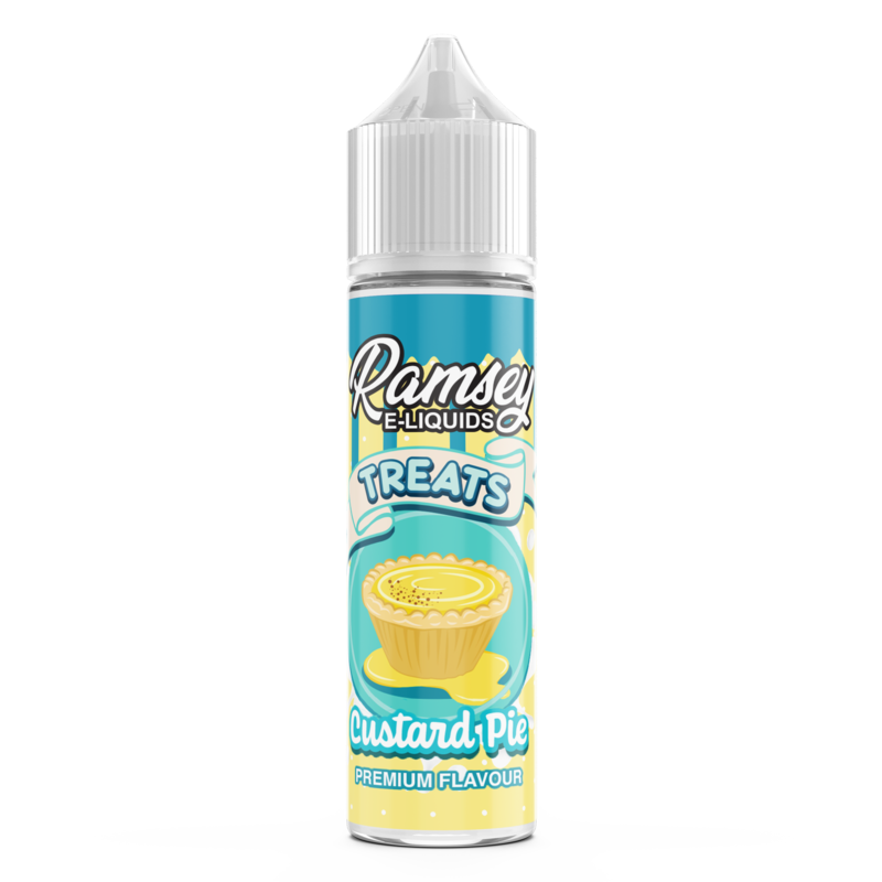 Ramsey E-Liquids Treats Custard Pie 0mg 50ml Short...