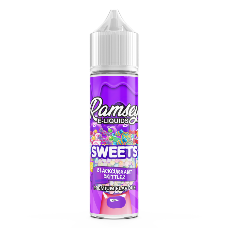 Ramsey E-Liquids Sweets: Blackcurrant Skittlez 0mg...