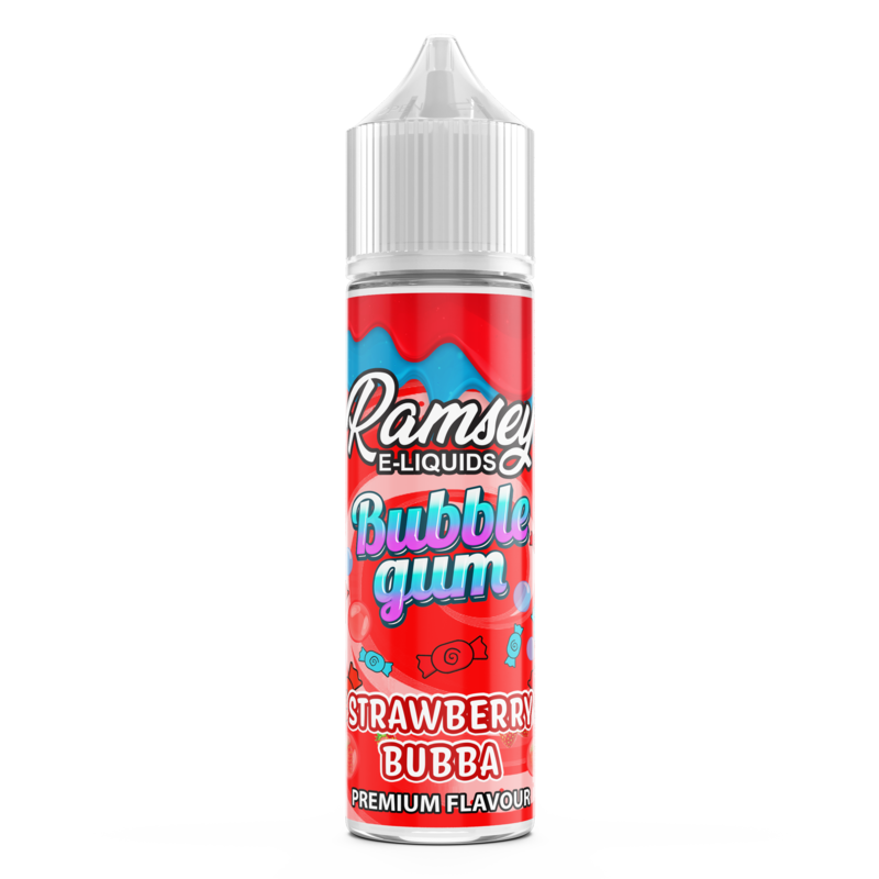 Ramsey E-Liquids Bubblegum: Strawberry Bubba 0mg 5...