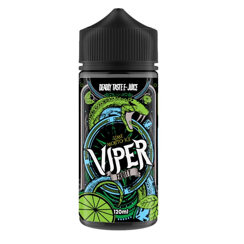 Viper E-Juice Lime Mojito Ice 0mg 100ml Short Fill...