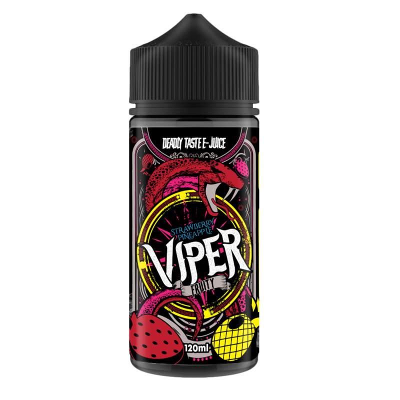 Viper E-Juice Strawberry Pineapple 0mg 100ml Short...