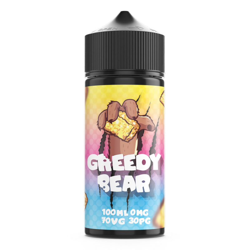 Greedy Bear Marshmallow Madness 0mg 100ml Short Fi...