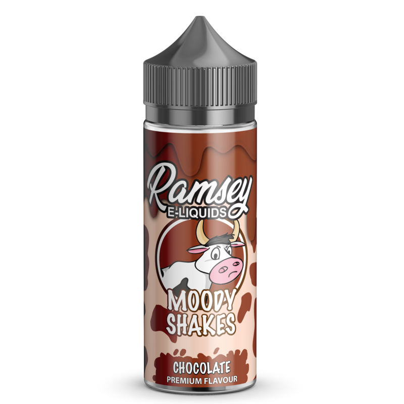 Ramsey E-Liquids Moody Shakes: Chocolate 0mg 100ml...