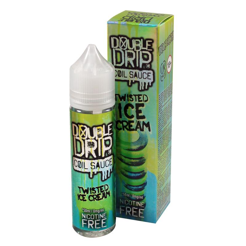 Double Drip Twisted Ice Cream 50ml Short Fill - 0m...