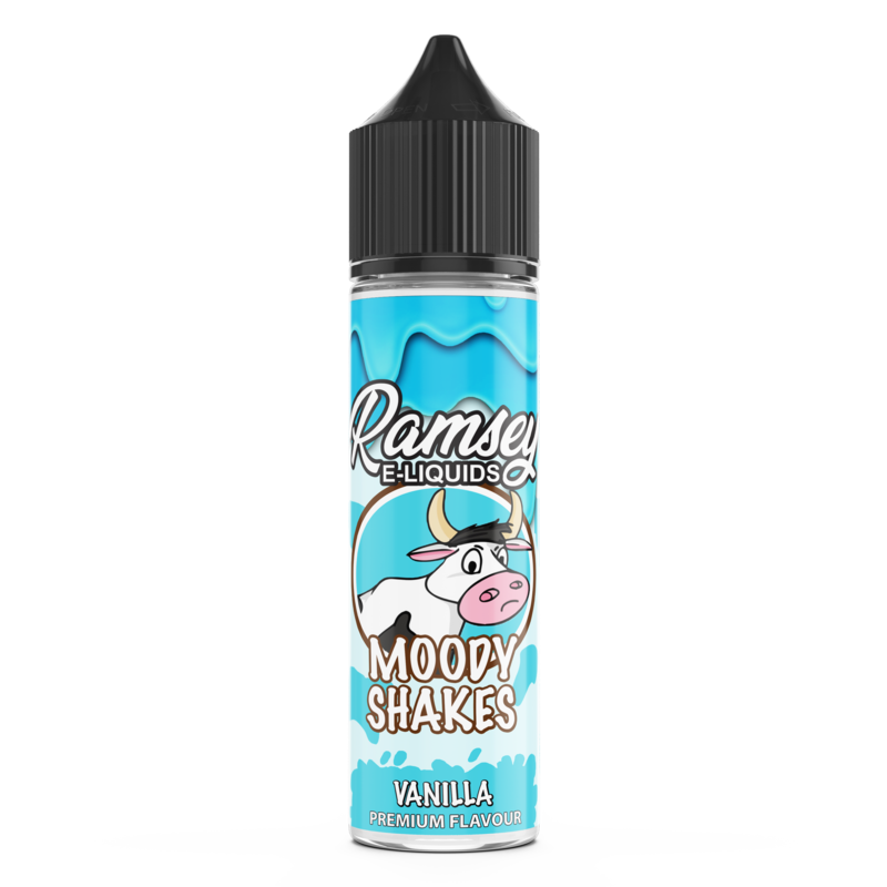 Ramsey E-Liquids Moody Shakes: Vanilla 0mg 50ml Sh...