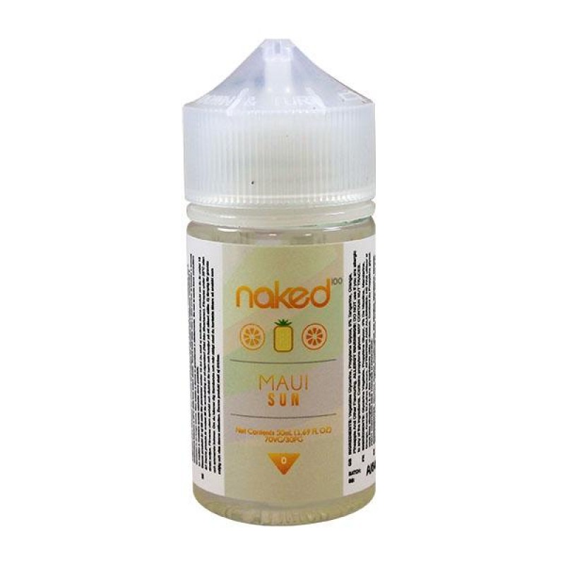 Naked 100 Maui Sun E liquid 50ml Short fill E-Liqu...