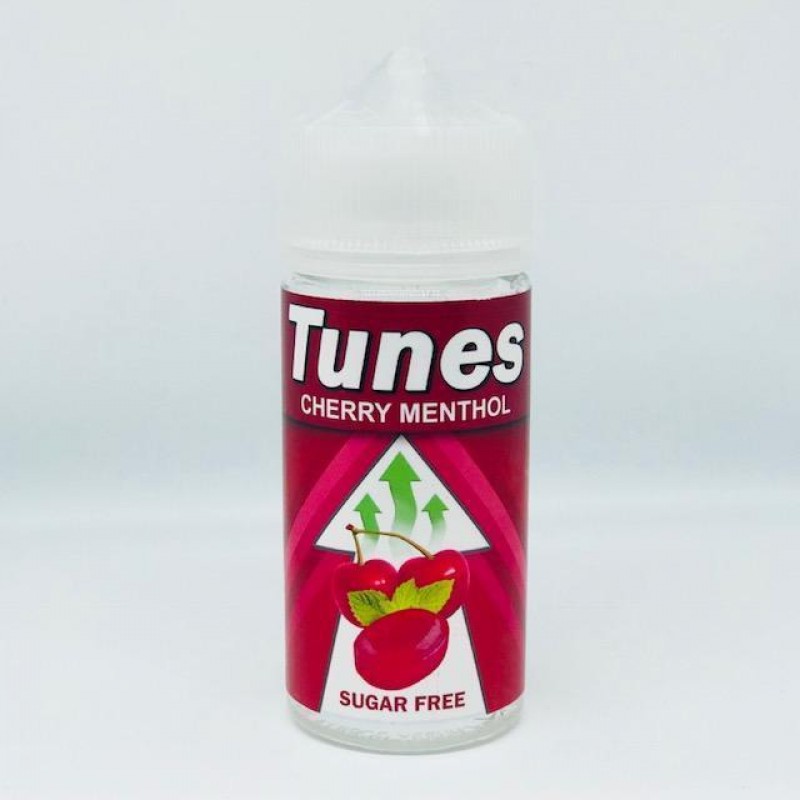 Tunes Cherry Menthol 0mg Short Fill - 80ml