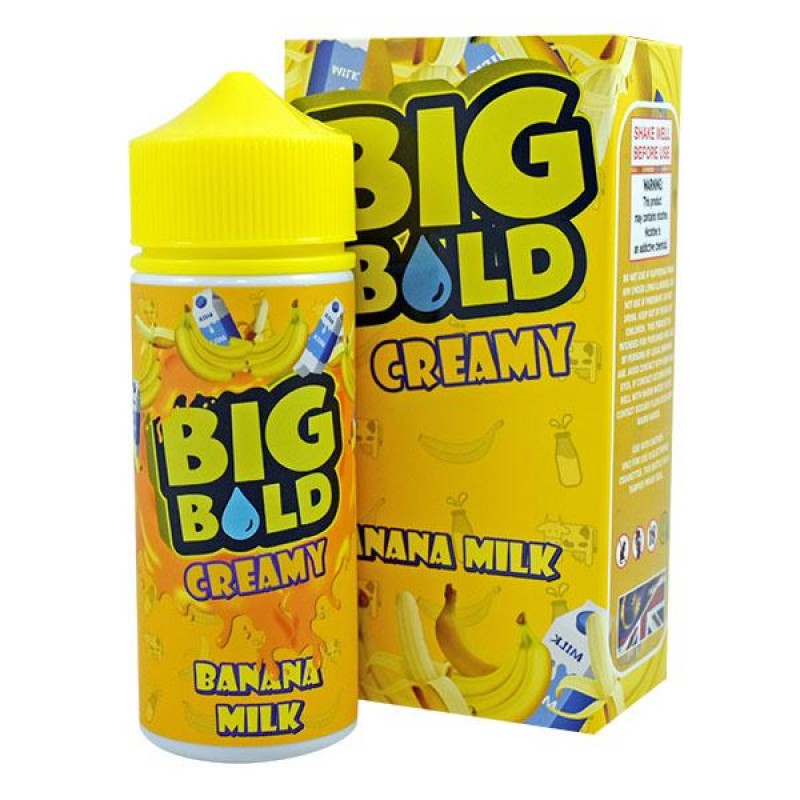 Big Bold Creamy: Banana Milk 0mg 100ml Short Fill ...