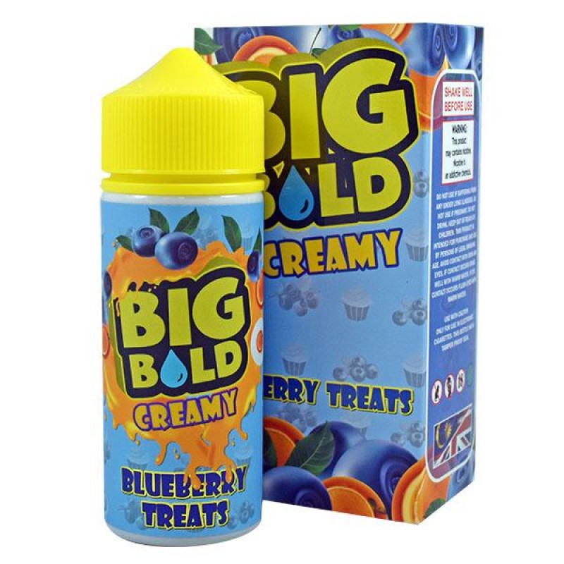 Big Bold Creamy: Blueberry Treats 0mg 100ml Short ...