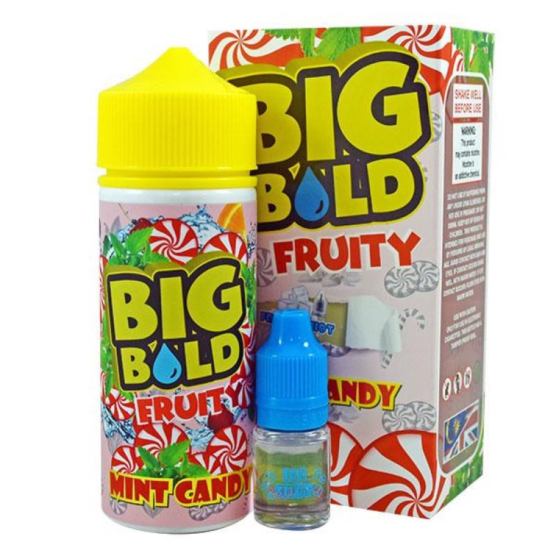 Big Bold Fruity: Mint Candy 0mg 100ml Short Fill E...